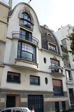 France, Paris XIV, Monument historique, 5 rue Victor Schoelcher.jpg