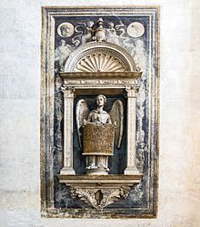 Funerary monument to Federico Cornaro in the Santa Maria Gloriosa dei Frari Frari (Venice) Cappella Corner - Monument to Federico Corner.jpg