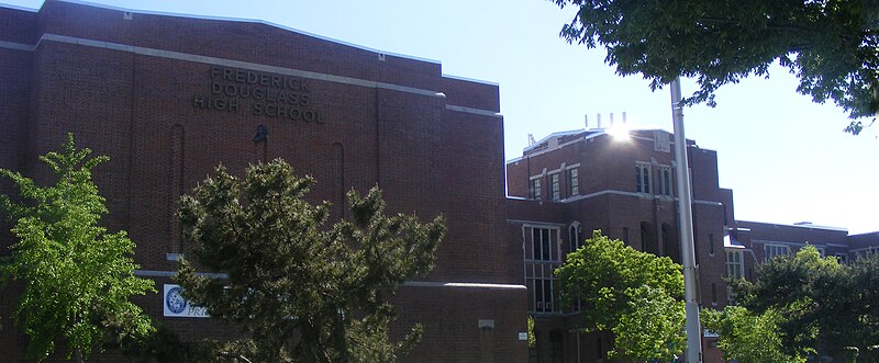 File:Frederick Douglass High School, Baltimore MD.jpg