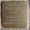 Stolperstein für Fritz Klein