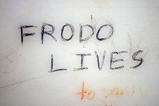 <span class="mw-page-title-main">Frodo Lives!</span> Counterculture slogan