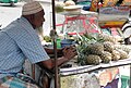 * Nomination Asian unidentified old man selling fruit salad, juice in Dhaka, Bangladesh --Mashkawat.ahsan 07:34, 29 September 2018 (UTC) * Decline  Oppose There are nicer ways to describe that man :p Anyway both the subject and the fruits are unsharp (and the subject is not categorized) --Trougnouf 19:20, 29 September 2018 (UTC)