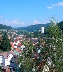 Aerial view of the inner city