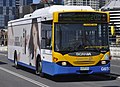 Scania L94UB (G650) is seen crossing Victoria Bridge heading towards Cultural Centre. The last bus of this type was retired in October 2020.