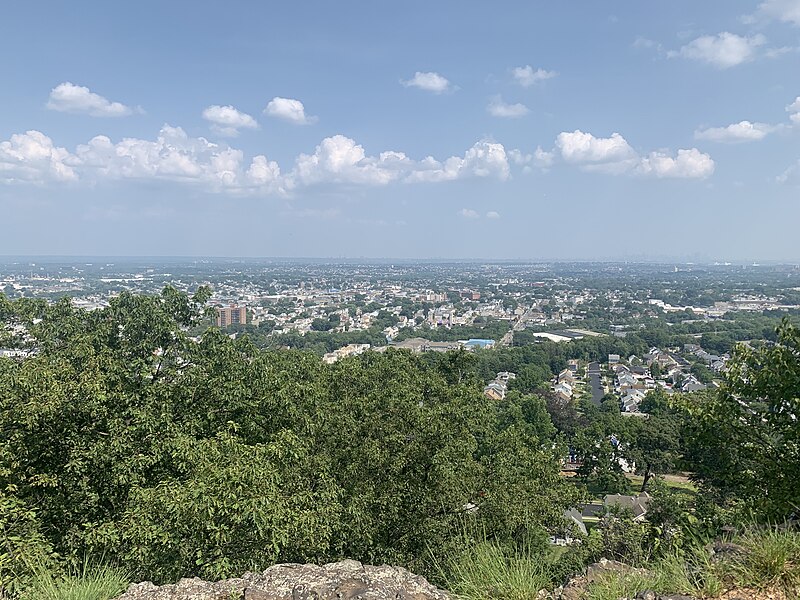 File:Garret Mountain Reservation View of South Paterson and Clifton 1.jpg