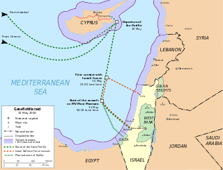<span class="mw-page-title-main">Gaza flotilla raid</span> 2010 Israeli military operation against a humanitarian ship convoy