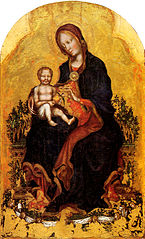 Madonna in trono col Bambino e angeli musicanti