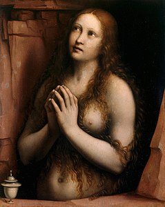 Magdalena Menjalani Laku Silih (awal 1500-an) karya Giampietrino