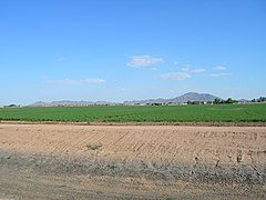 2008-06-24: The southeast corner of Pecos and Greenfield roads, before construction began