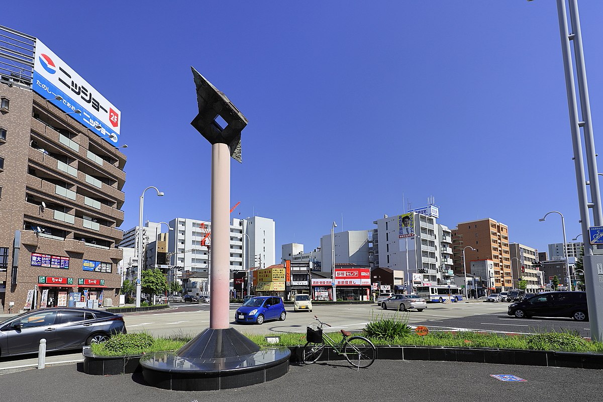 File:Gokiso-dori Intersection (2), Ayuchi-tori Showa Ward Nagoya