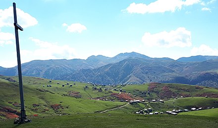 Gomismta and the Lesser Caucasus mountains (Guria region)
