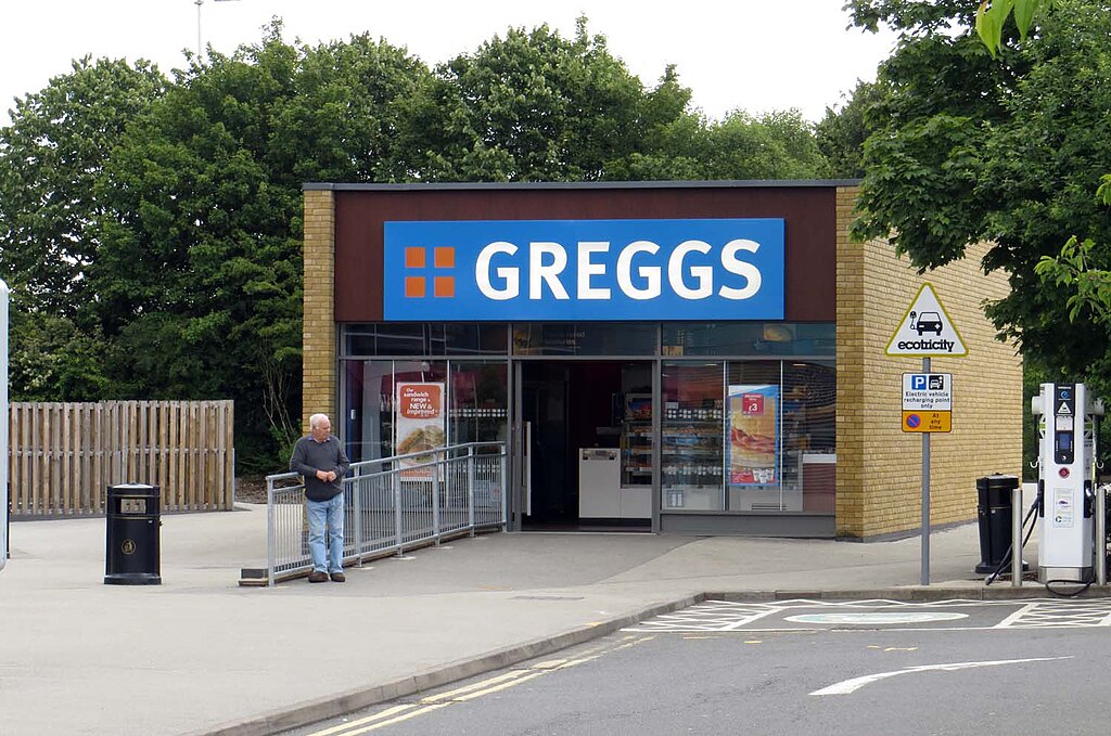 Greggs at Cherwell Valley Services - geograph.org.uk - 4273727