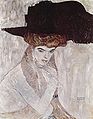 Klimt: Der schwarze Hut (1910)