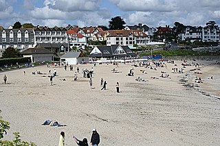 <span class="mw-page-title-main">Gyllyngvase</span> Beach in Falmouth, Cornwall, England