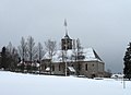 Čeština: Farní kostel Sv. Maxmiliána ve vsi Haidmühle v dolnobavorském okrese Freyung-Grafenau, Německo. English: Church of St. Maxmilian in the village of Haidmühle, Freyung-Grafenau District, Germany.