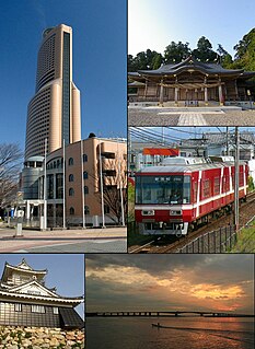 Hamamatsu City in Shizuoka prefecture, Japan
