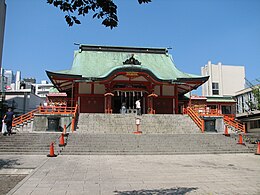 L'haiden dell’Hanazono Jinja