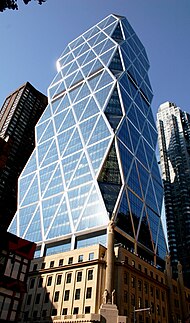 Hearst Tower at West 57th Street and Eighth Avenue