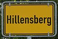 Hillensberg Ortsschild