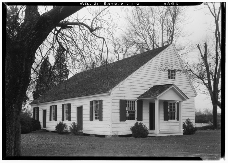 File:Historic American Buildings Survey E.H. Pickering, Photographer December 1936 OLDEST FRAME HOUSE OF WORSHIP IN MARYLAND. LORD AND LADY BALTIMORE ATTENDED SERVICE HERE IN 1700 HABS MD,21-EATO.V,1-2.tif