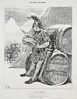 Le passage d’Annibal, Honoré Daumier (1842), nach der Capuaner Büste