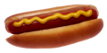Hotdog s horčicou