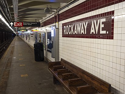 How to get to Rockaway Avenue Station IND Fulton Street Line with public transit - About the place