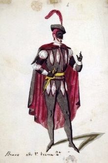 Il bravo, traje para el papel principal, 1840, Nápoles.jpg