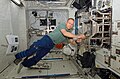 NASA Image: S122-E-008899: European Space Agency astronaut Hans Schlegel, STS-122 mission specialist, continues work to ready the agency's new Columbus laboratory for duty aboard the International Space Station.