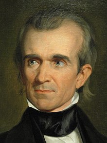 President James K. Polk (1845-1849) James Knox Polk by George Peter Alexander Healy (detail), 1846 - DSC03261.JPG
