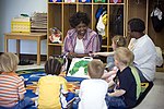 Thumbnail for File:Joycelyn Harrison reads to children.jpg