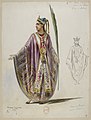 English: Jules Massenet - Le roi de Lahore - costume design by Eugène Lacoste 18 - 18. Dames des choeurs, paradis d'Indra