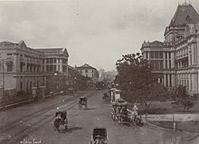 Police Courts (right), known as the Criminal District and Magistrates' Courts at Hong Lim Green, Singapore, demolished in 1975 KITLV - 50214 - Lambert & Co., G.R. - Singapore - Police Court in Singapore - circa 1900.jpg
