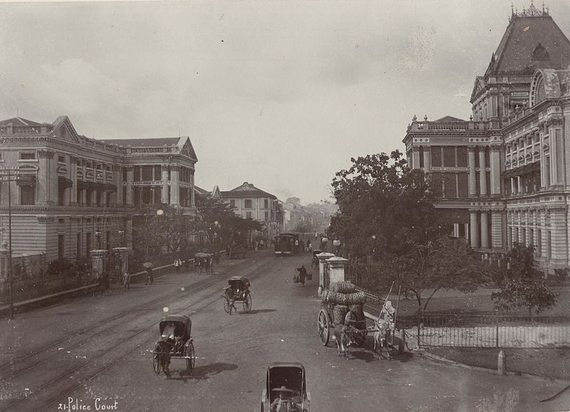 File:KITLV - 50214 - Lambert & Co., G.R. - Singapore - Police Court in Singapore - circa 1900.jpg