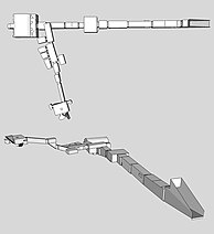 Die plan van KV9 en KV12.