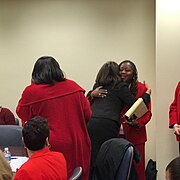 Kamala Harris with Delta Sigma Theta members