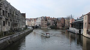 Gent: Geographie, Stadtgliederung, Geschichte