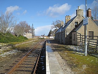 <span class="mw-page-title-main">Kinbrace railway station</span>Railway station in Highland,Scotland