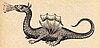 Рисунок Родосского дракона по описанию Бозио