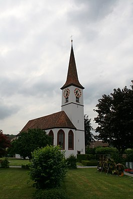 Iglesia protestante de la aldea de Kölliken
