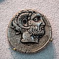 Kyrene - 435-375 BC - silver tetradrachm - silphium plant - head of Zeus Ammon - Berlin MK AM 18216669