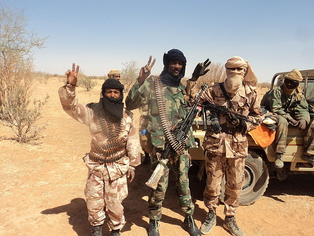 Tuareg rebels in 2012.