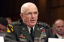 LaPorte before the Senate Armed Services Committee on September 23, 2004 Leon J LaPorte.jpg