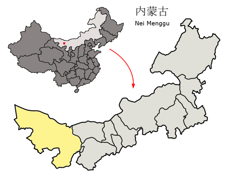 File:Location of Alxa League within Inner Mongolia (China).png