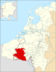 Ubicación de Condado de Hainaut