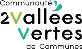 Blason de Communauté de Communes des 2 Vallées Vertes