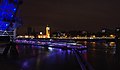 London MMB »031 Waterloo Millennium Pier, Palace of Westminster and Thames Embankment.jpg