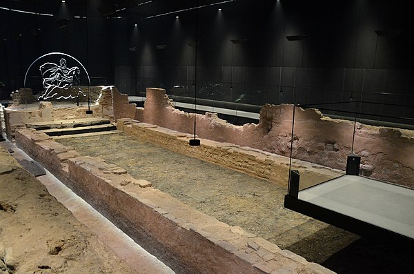 London Mithraeum, ruins of the cult of Mithras stemming from ancient Persia by way of the Romans