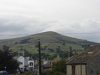 Lose Hill as seen from Hope village