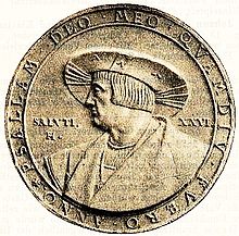 Ludwig Senfl (c. 1490–1543); Medaille von Friedrich Hagenauer (1526) (Quelle: Wikimedia)